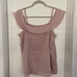 Pink off the shoulder top